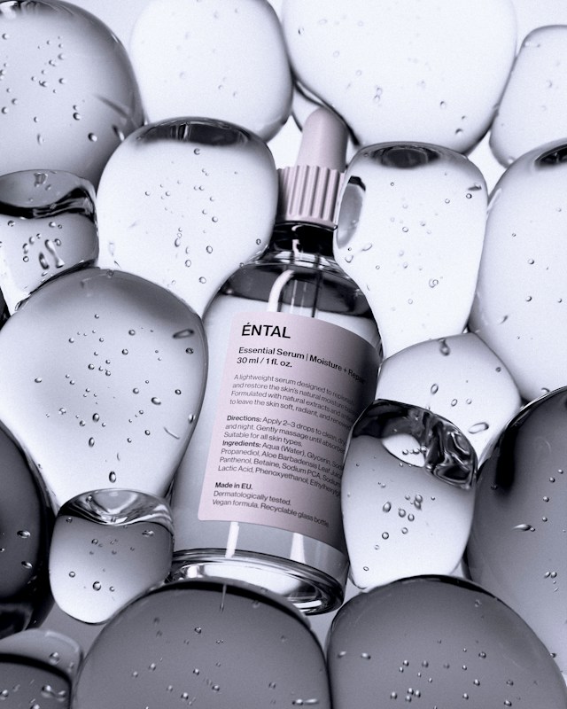 Etiqueta de un producto cosmético